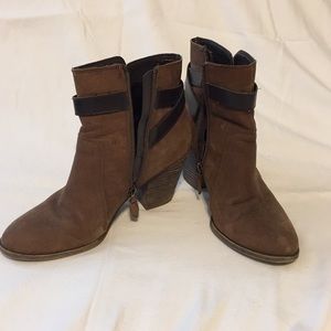 Franco Sarto leather booties